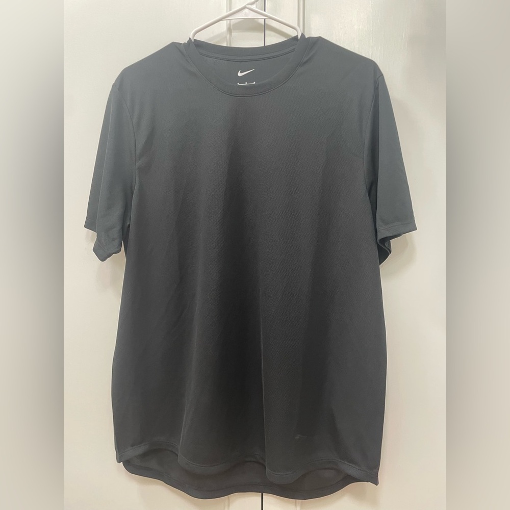 Mens Nike Dry-Fit Short Sleeve Black medium Top